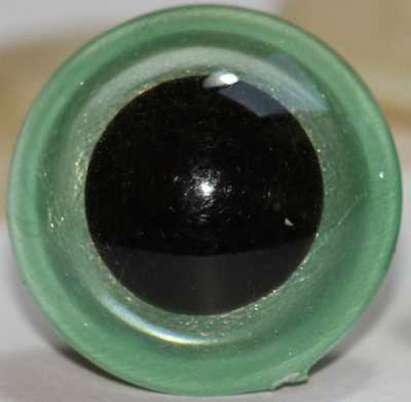 1 Paar Sicherheitsaugen mintgrün metallic