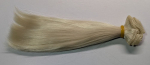 100 cm Kunsthaar Haare hellblond ca. 15 cm lang