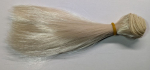 100 cm Kunsthaar Haare hellblond ca. 15 cm lang