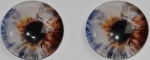 1 Paar Augen Glaslinsen zum Aufkleben 18 mm pastell