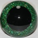 1 Paar Sicherheitsaugen Glitter Holo irisierend Grün
