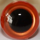 1 Paar Sicherheitsaugen Orange metallic
