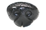 Sicherheitsnase 12 mm x 9,3 mm Hund hart schwarz mit Sicherheitsscheibe