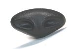 Sicherheitsnase 21 mm x 11 mm Gazelle hart schwarz mit Sicherheitsscheibe