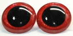Sonderangebot: 1 Paar Sicherheitsaugen 60 mm Glitter rot
