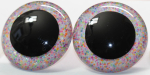 Sicherheitsaugen Unikat Glitter Konfetti 60 mm